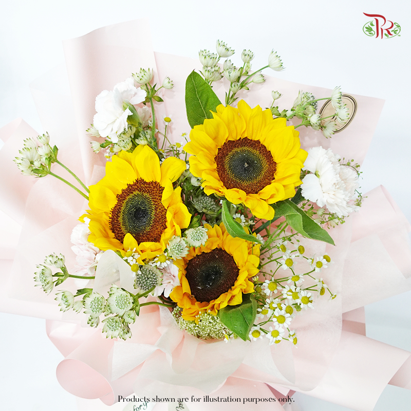 Sunflower Bouquet-1 (M size) - Pudu Ria Florist