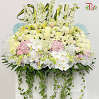 Premium Condolence Flower Arrangement (Double sizes) -1 - Pudu Ria Florist
