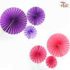 Paper Fan Handcraft (3 sizes in 1 pack) 6 pieces - Pudu Ria Florist