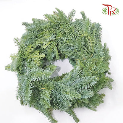 Nobilis Wreath Fully Bound - (40CM) - Pudu Ria Florist