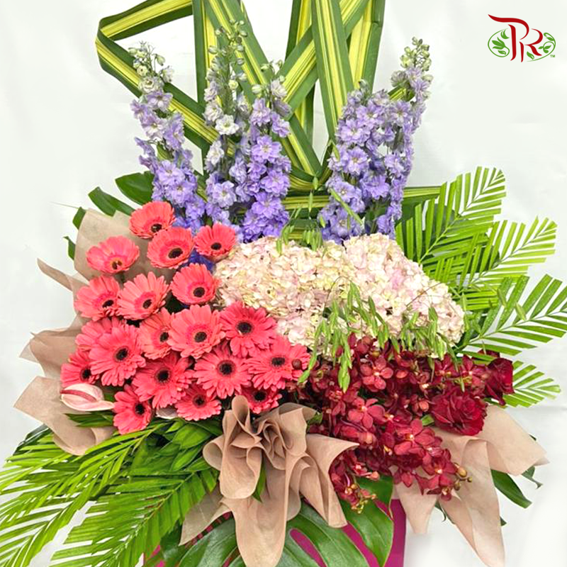 Opening Stand In Pink Tone - Pudu Ria Florist