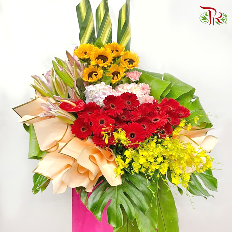 Opening Stand In Striking Colour-1 - Pudu Ria Florist