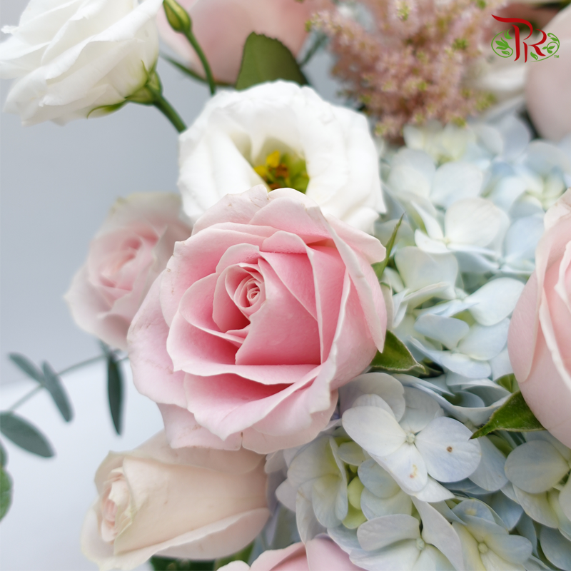 Pastel Colour Mixed Flowers Arrangement - Pudu Ria Florist
