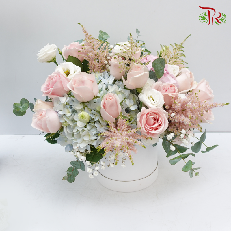 Pastel Colour Mixed Flowers Arrangement - Pudu Ria Florist