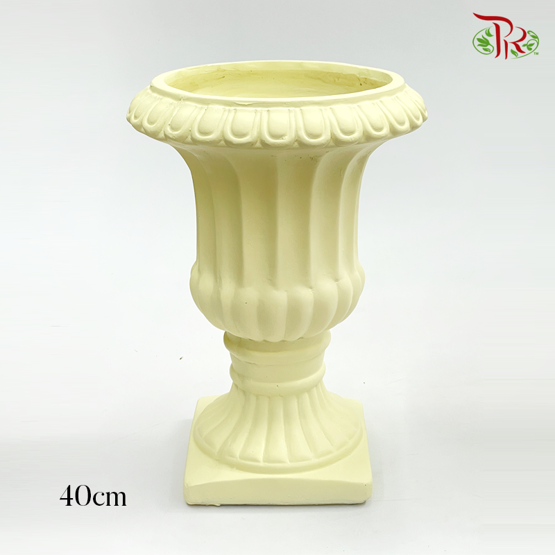 Roman Pot- Yellow (40cm) - Pudu Ria Florist